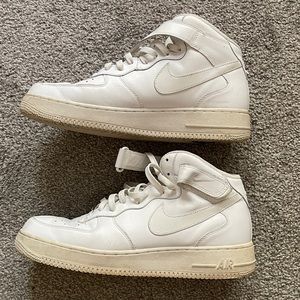 NIKE Air Force 1 White High Top Men’s Size 12